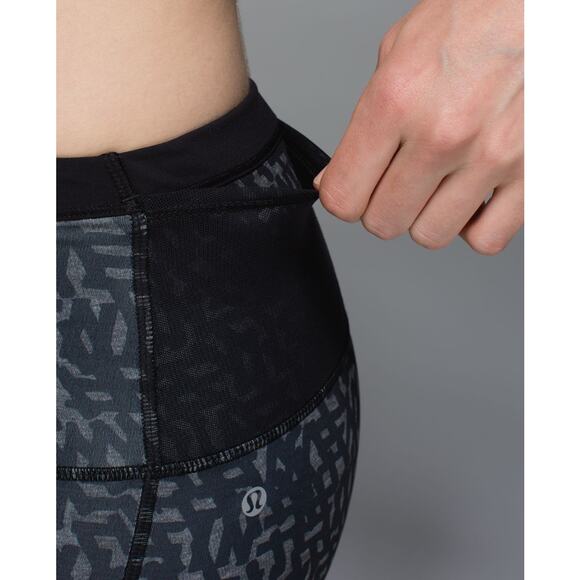 Lululemon Running in the City 7/8 Tight in Heathered Net Pop Leggings Size 6 - Picture 5 of 9